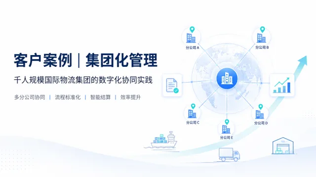 千人规模国际物流集团的数字化协同与集团化管理实践