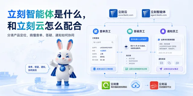 立刻智能体是什么，和立刻云货代系统怎么配合